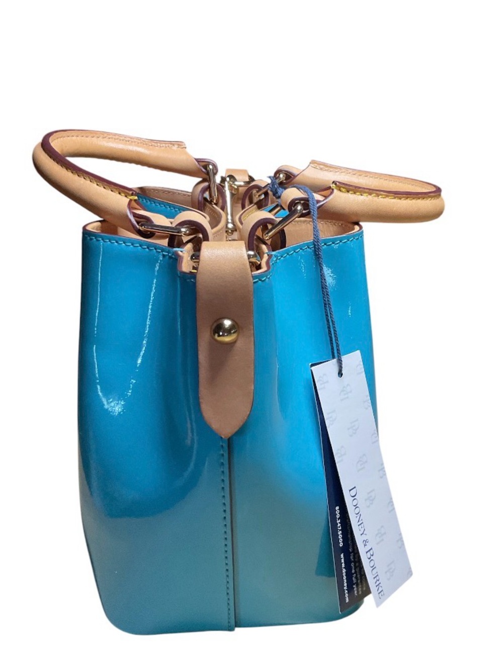 Dooney & Bourke SAMPLE Mini Barlow Patent Leather Bag NWT - Picture 3 of 12